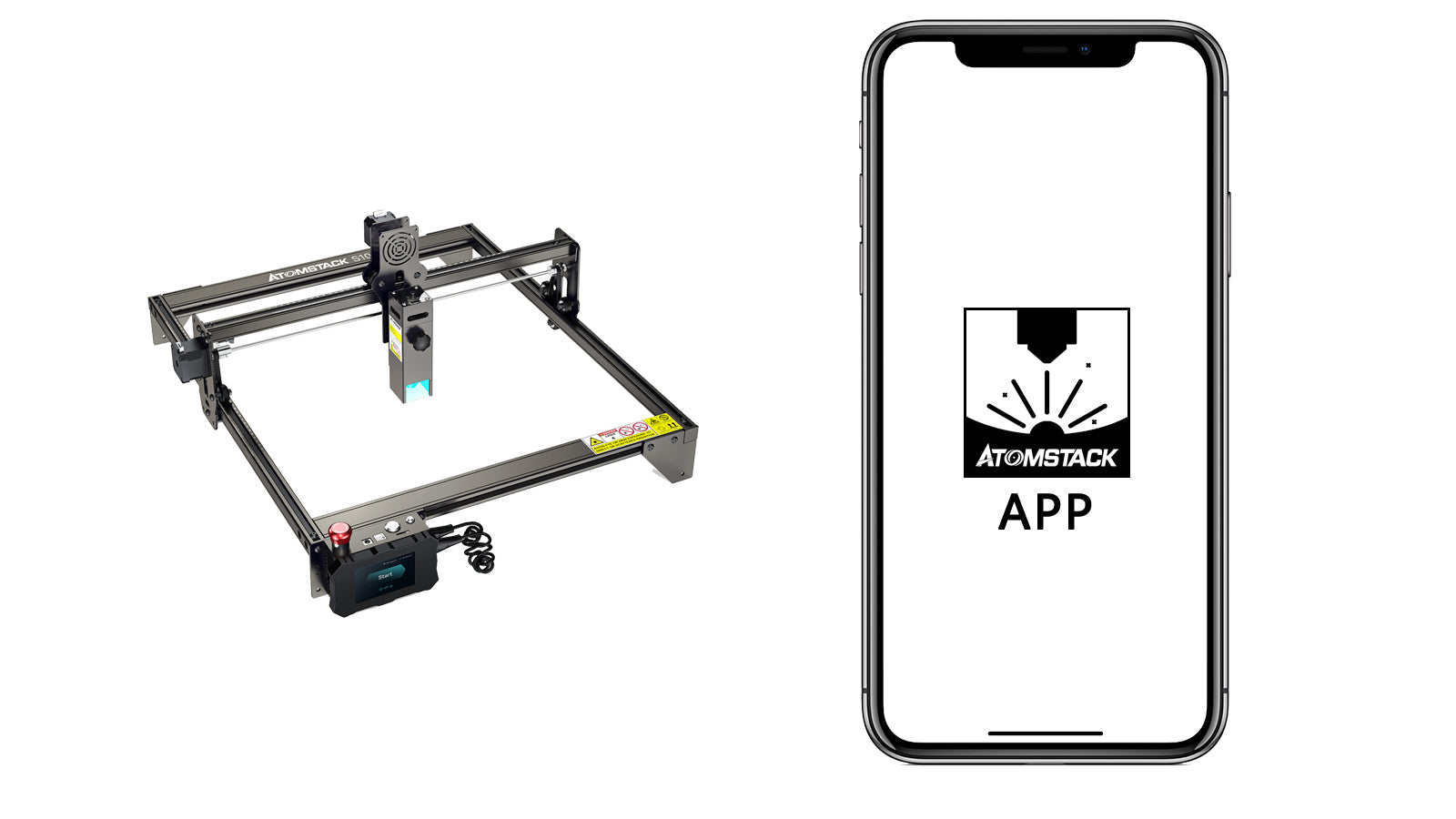 How to use Atomstack laser machine with mobile APP