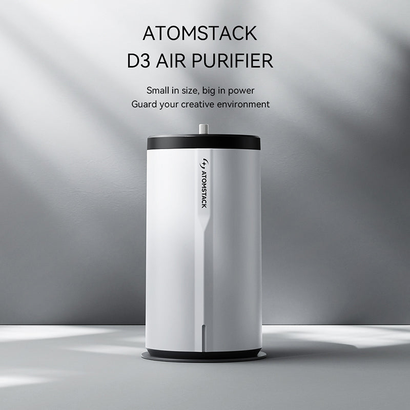 ATOMSTACK Maker D3 Air Cleaner Laser Engraving Smoke Absorber Air Purifier With 7 Filter Layers 99.97% Filtration Rate