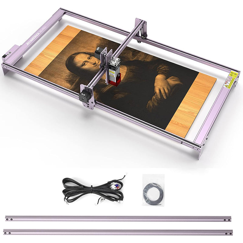 ATOMSTACK Engraving Range Extension Shaft Kit For A5/A5 Pro/A5 Pro+/A5 M40/A5 M30 Laser Engraving Machine 850mm*410MM, Expand Engraving Size Quickly and Easily, A5 PRO Y-Axis Extension Kit