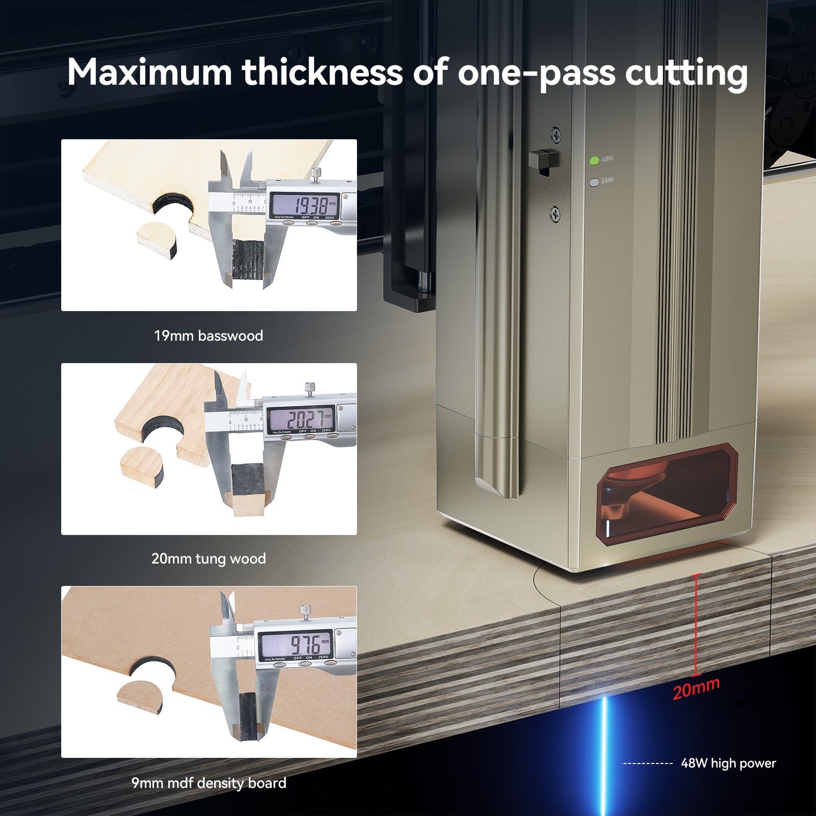 ATOMSTACK X40 S40 X40 MAX Laser Engraver 210W Laser Engraving Cutting Machine For Wood and Metal 48W Laser Output Power DIY CNC Laser Printer 800MM*400MM 3-in-1 Offline Screen/Mobile Phone App/PC Operate