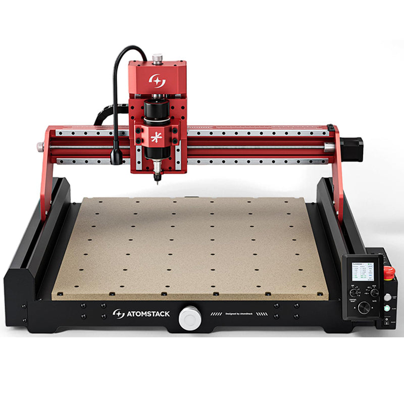 ATOMSTACK C4 Pro 4-Axis CNC Router Machine, 200W Spindle, Desktop Cutting and Milling Machine, Offline Control, 420×420mm Working Area, Relief Engraving for Wood, Plastic, Aluminum, Brass, PCB