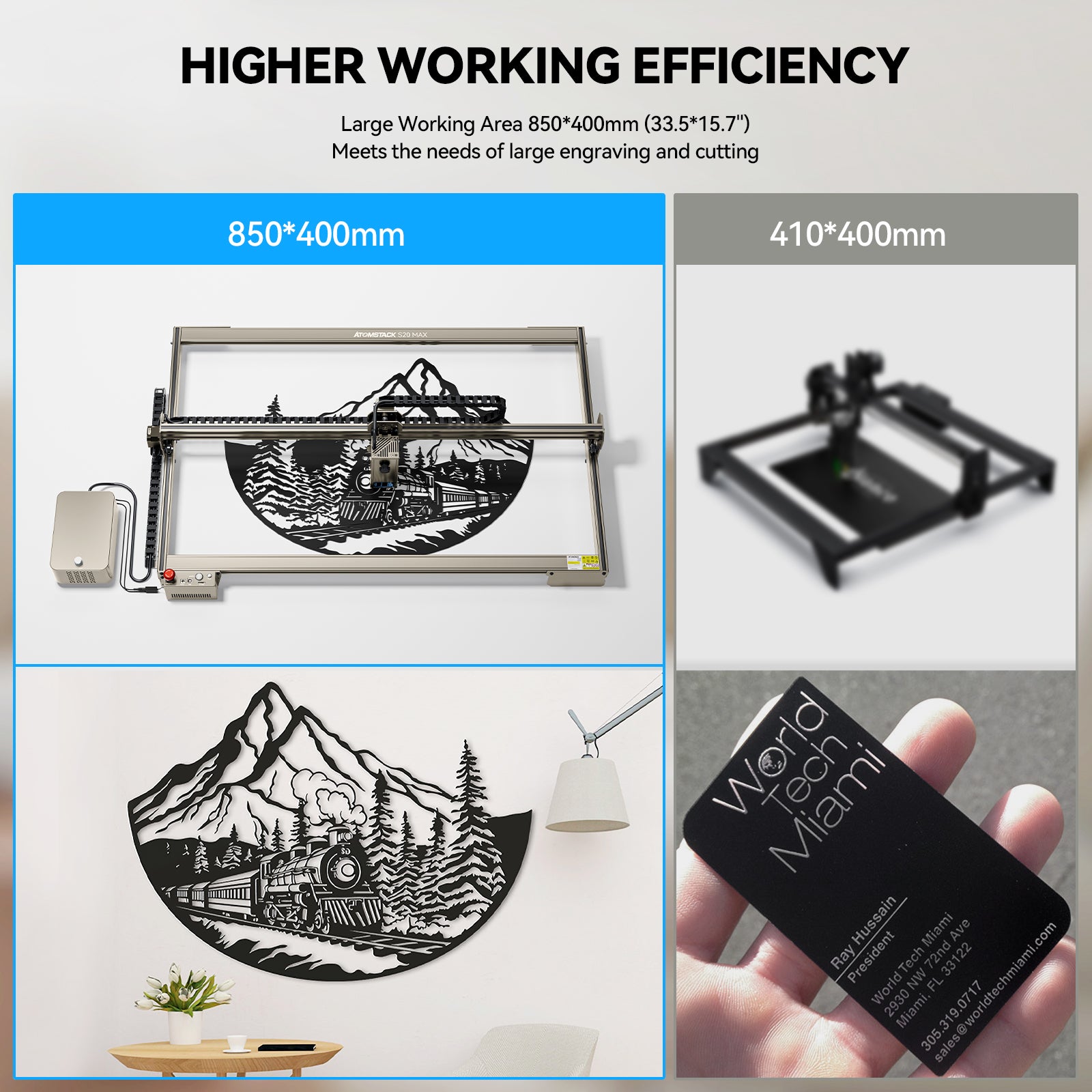 【Pre-sale】Atomstack S20 Max 20w Large Size Eye Protection Laser Engraver With F30 Air Assist - Atomstack Outlet Store