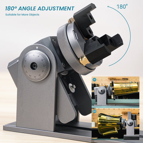 Atomstack R1 Pro Multi-function Chuck and Roller Rotary for Laser Engraver - Atomstack Outlet Store