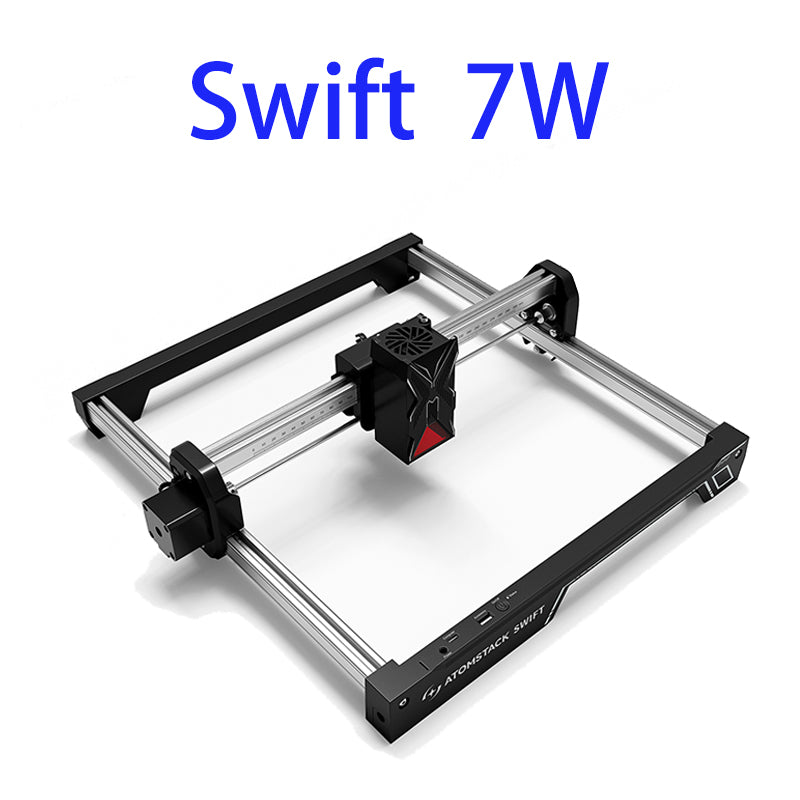 AtomStack Swift Mini 7W 12W Laser Engraver Portable 300x300mm10000mm/min DIY Gifts for Wood and Metal Dark Acrylic Glass Metal