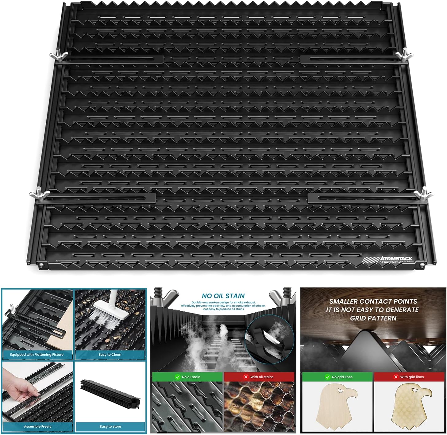 Atomstack A40 X40 S40 Pro 210W Laser Engraving Machine 24W/48W Lazer Engraver With F3 Honeycomb Worktable FB2 Protective Housing