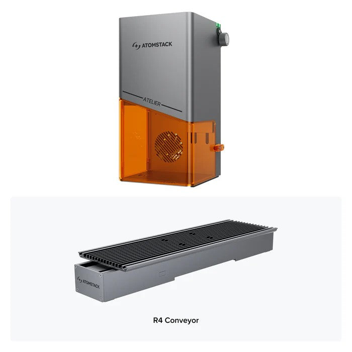 AtomStack Atelier AI Diode Laser Engraver 12W Galvo Portable Handheld Marking Machine with Built-in Camera 4000mm/s Class 1