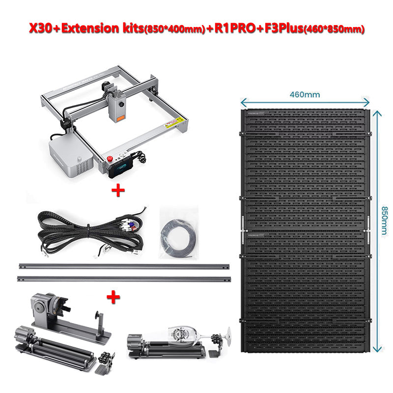 ATOMSTACK S30 Pro A30 PRO X30 PRO 160W Laser Engraving Machine with Air Assist Kits, 33W Output Professional Laser Cutting Machine, Business Marking Machine, Ultra-fine Carving and Faster Cutting, Best Gifts for Him