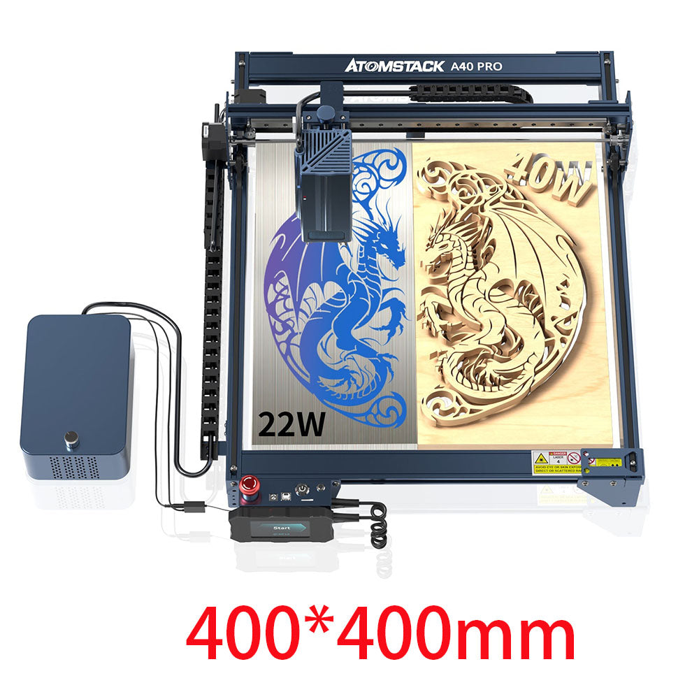 ATOMSTACK A40 S40 X40 Pro Laser Engraving Machine 210W Wth Air Assist 24W/48W One-Button Switching Laser Engraver Cutter