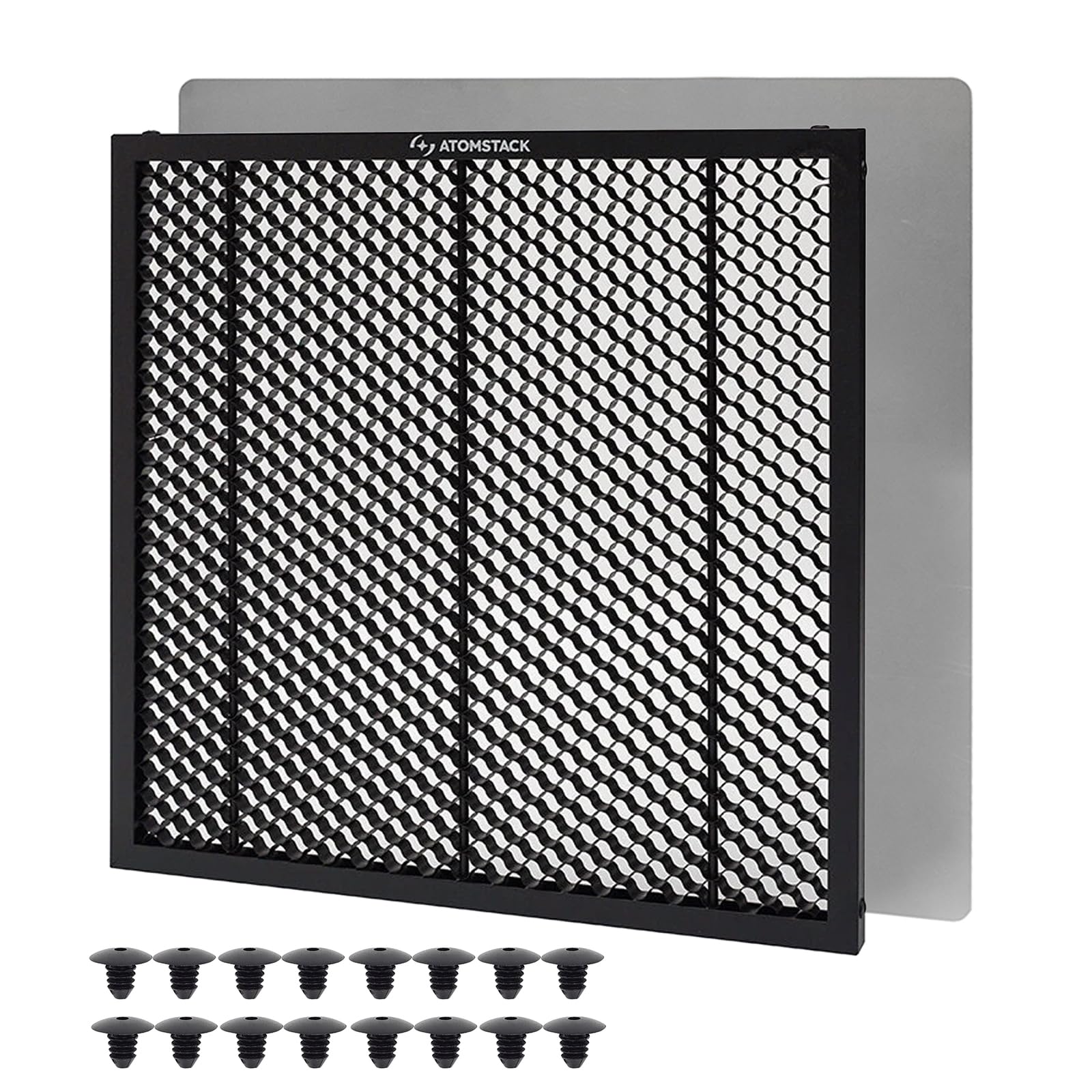 Atomstack Swift 7W + F4N 400x400ハニカムパネル ATOMSTACK F4N 15.7x15.7 Inch Honeycomb Laser Engraver Bed with Metal T