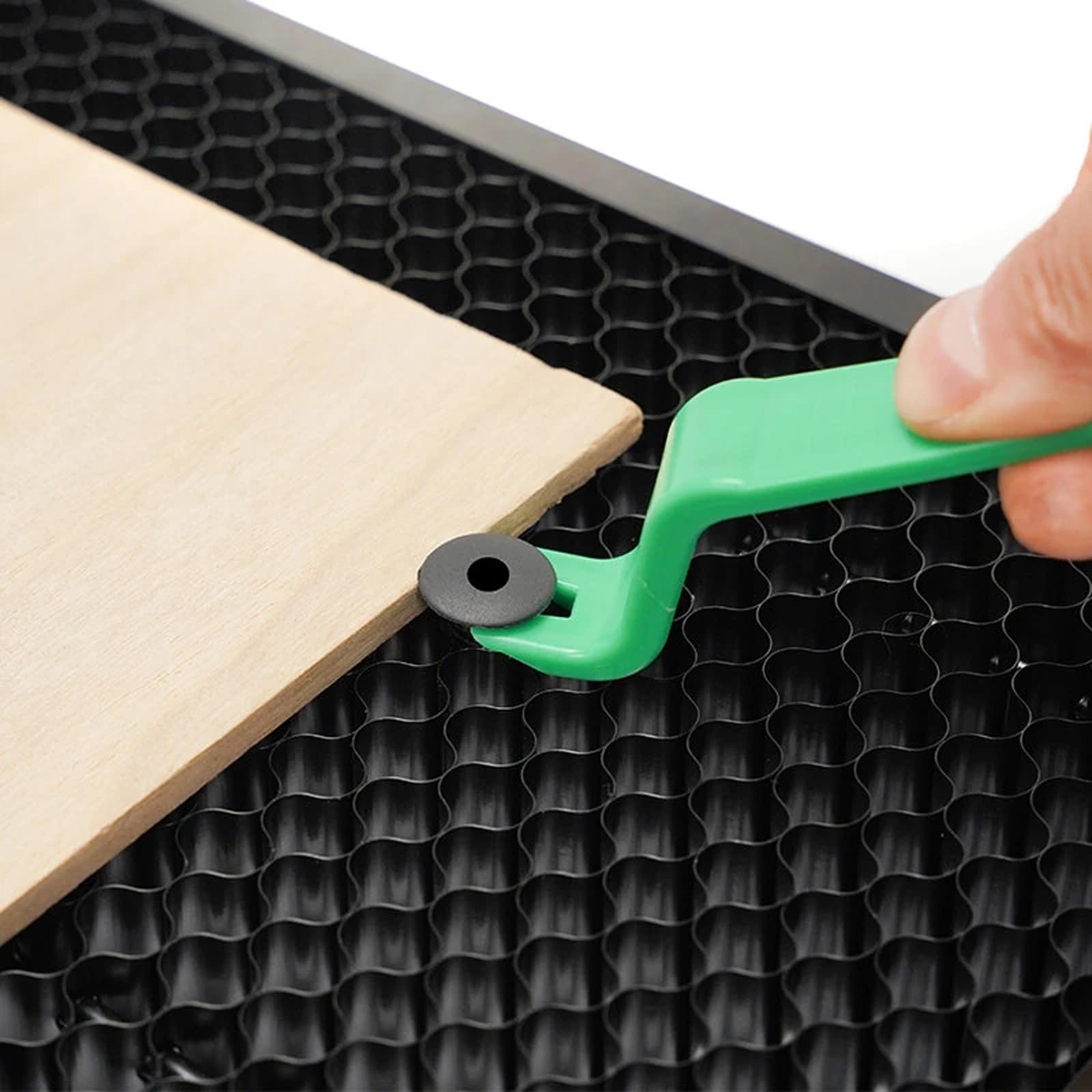 ATOMSTACK F4N 15.7x15.7 Inch Honeycomb Laser Engraver Bed with Metal Tray 6 Platens & 4 Pads Compatible Laser Working Table