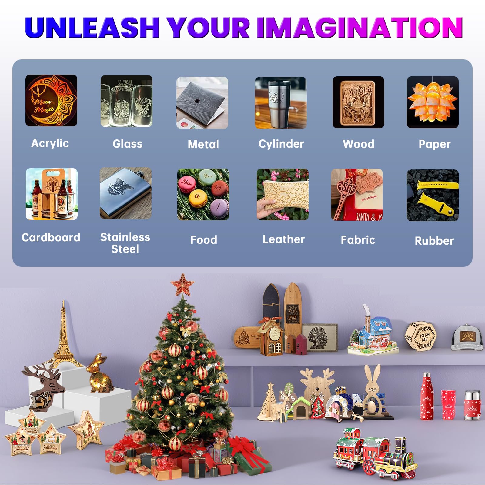 ATOMSTACK A6 Pro Laser Engraver for Beginners, Unibody Frame No Assembly Required, 6W Output Power Laser Engraving and Cutting Machine, Higher Accuracy Laser Cutter for Wood, Acrylic, Leather, etc.