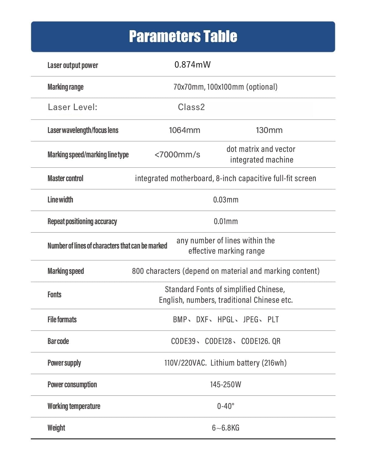 Handheld Laser Engraver 20W 30W 50W Output Power MAX Fiber Marking Machine Steel Distribution Box Nameplate QR Portable Printer