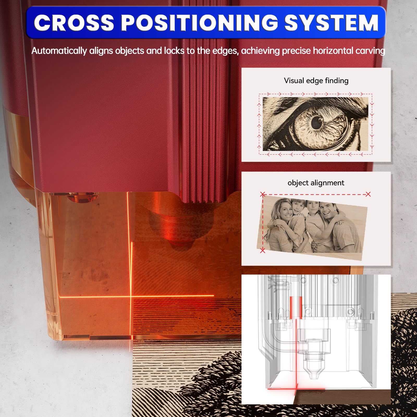 ATOMSTACK A24 Pro X24 Pro Laser Engraving Machine, Unibody Frame Design Installation Free, 24W Output Power Laser Cutter, Ultra-Fine Laser Engraver for Professionals, Home & Office Personalized DIY
