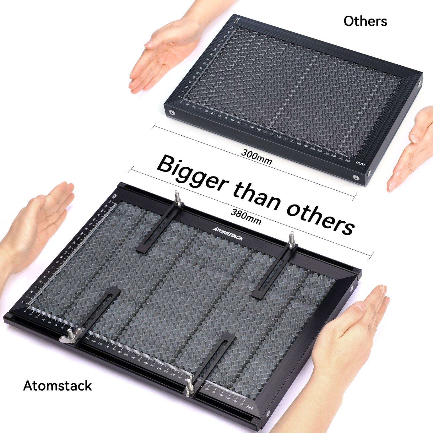 Atomstack F1 Honeycomb Working Table Panel For Engraver Cutting Machine 380 X 284mm