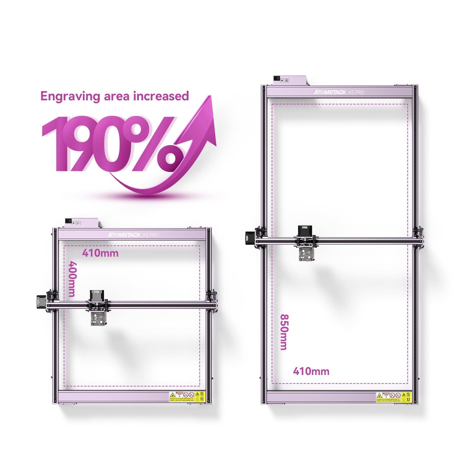 Extension kit for A5/A5 Pro laser engraving machine - Atomstack Outlet Store