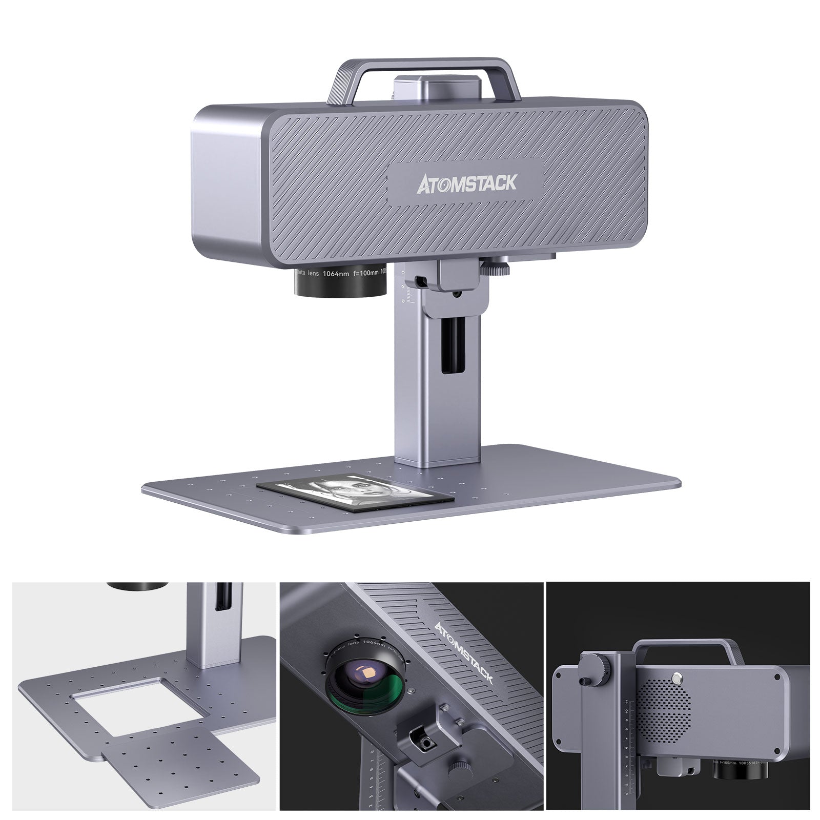 New arrival Atomstack M4 20W Fiber laser marking machine - Atomstack Factory Store