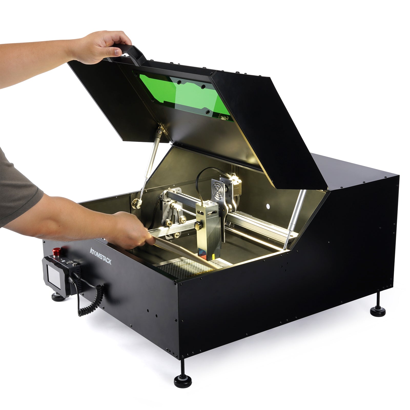 ATOMSTACK enclosure B1 laser engraving and cutting machine protective box dust cover - Atomstack Factory Store