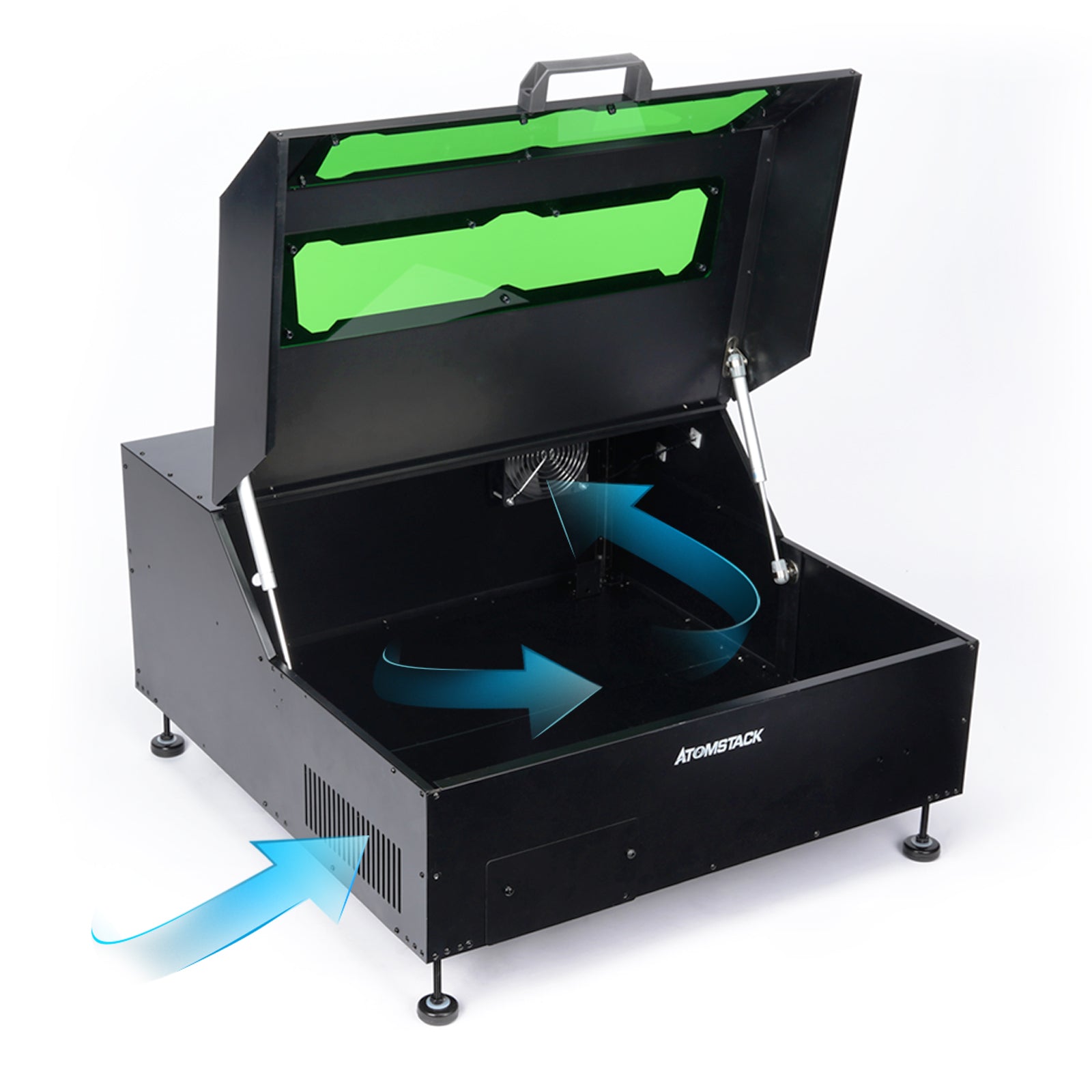 ATOMSTACK enclosure B1 laser engraving and cutting machine protective box dust cover - Atomstack Factory Store