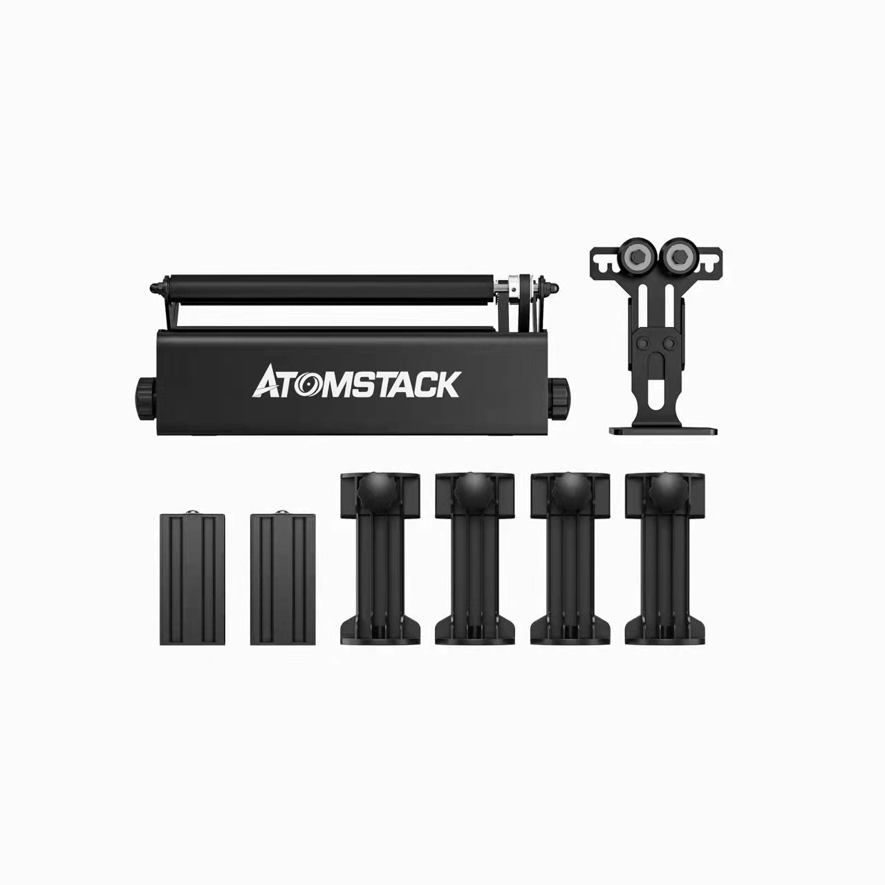Upgraded Atomstack R3 Pro 24W Automatic Rotary Roller with Separable support module and Extension Tower - Atomstack Factory Store