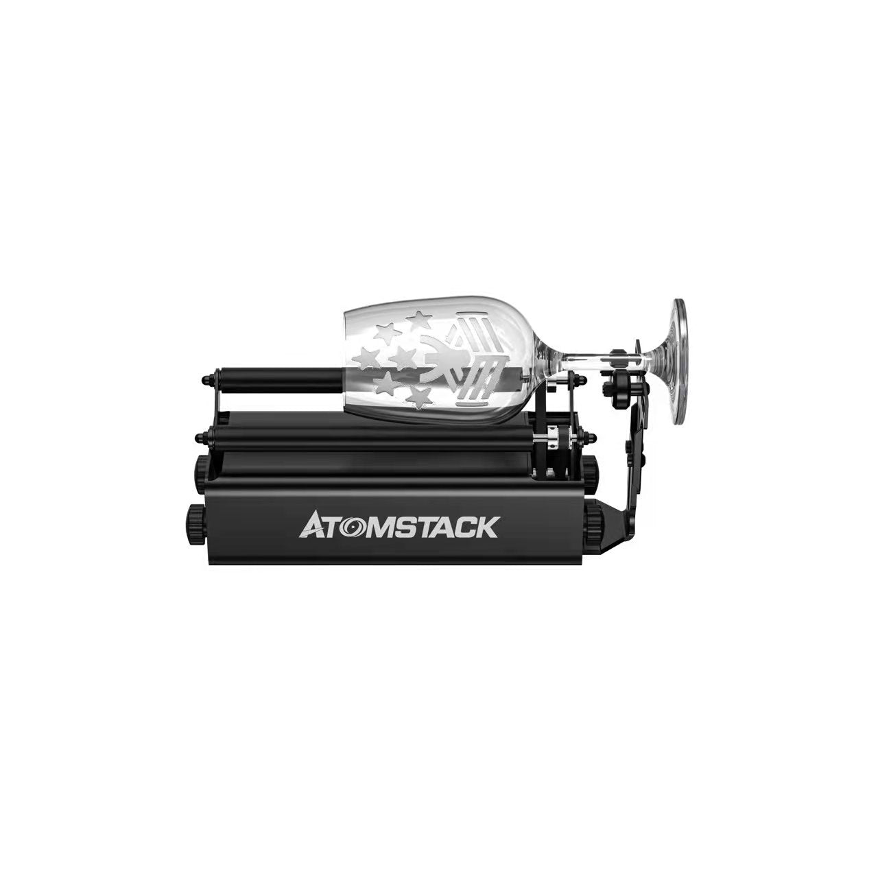 Upgraded Atomstack R3 Pro 24W Automatic Rotary Roller with Separable support module and Extension Tower - Atomstack Factory Store