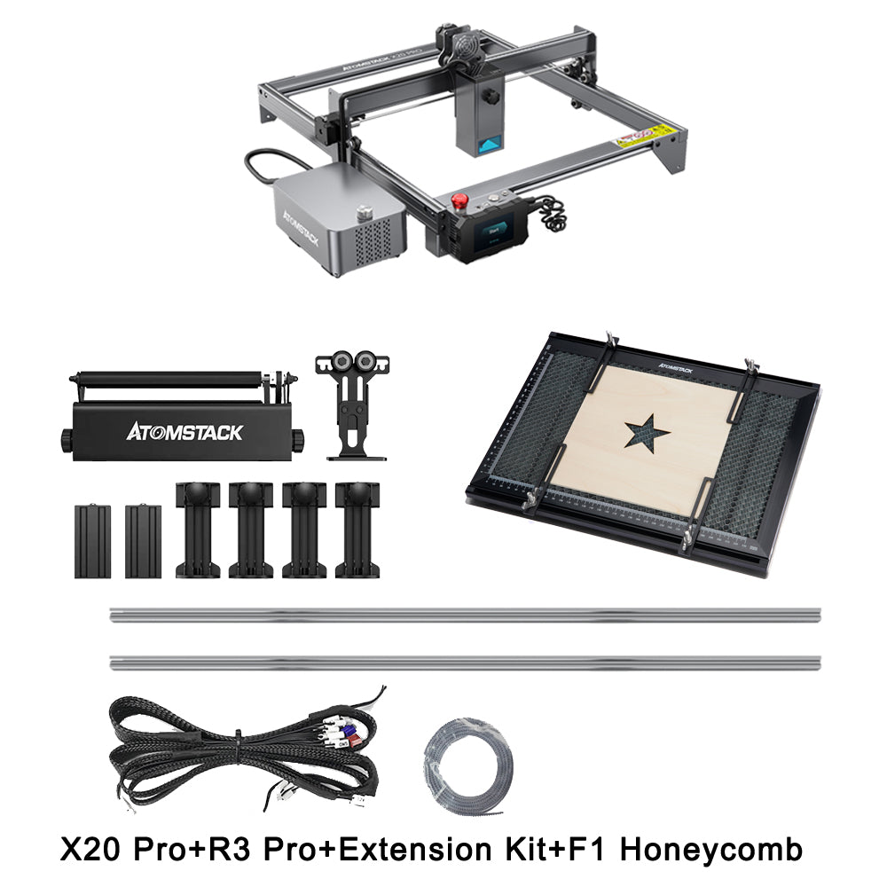 Atomstack 130W  X20 Pro laser engraving machine and cutting machine 20W Output power - Atomstack Factory Store