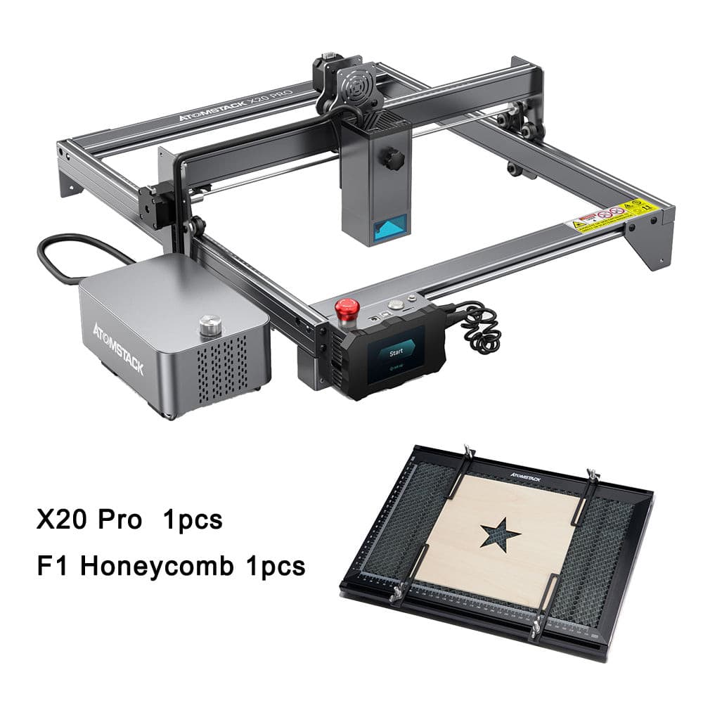 Atomstack 130W  X20 Pro laser engraving machine and cutting machine 20W Output power - Atomstack Factory Store