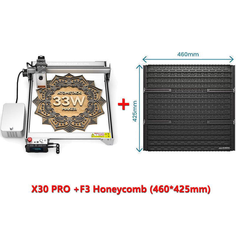 ATOMSTACK S30 Pro A30 PRO X30 PRO 160W Laser Engraving Machine with Air Assist Kits, 33W Output Professional Laser Cutting Machine, Business Marking Machine, Ultra-fine Carving and Faster Cutting, Best Gifts for Him