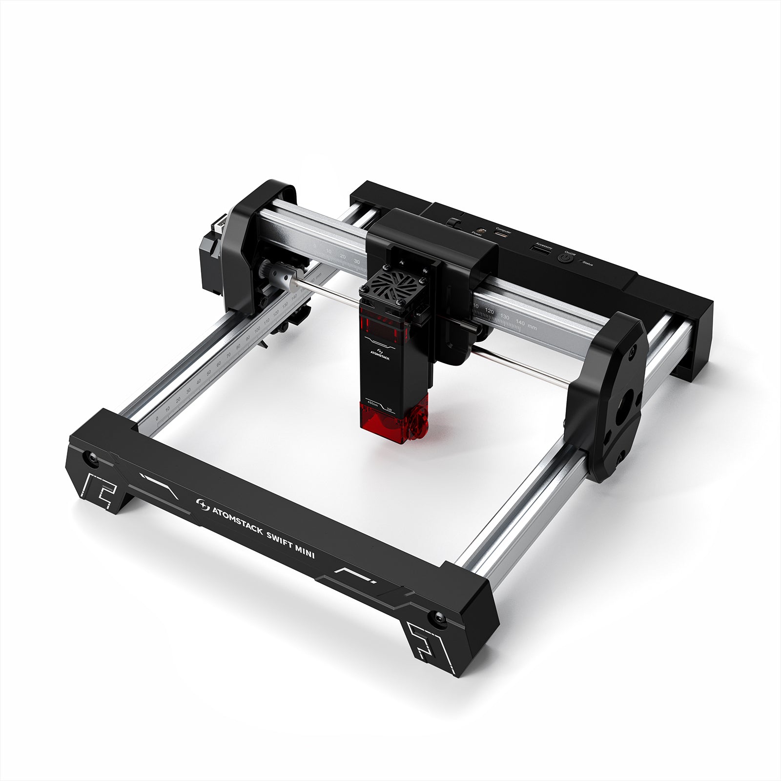 ATOMSTACK Swift Mini Laser Engraver for Beginners 3000mW Output Laser Cutter Desktop Portable Engraving Machine for Wood T-Shirt