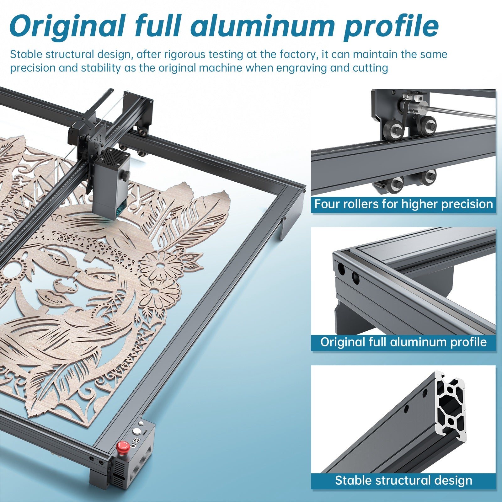 Atomstack E85 Working Area Expansion Kit 850*800mm for ATOMSTCK X40 PR