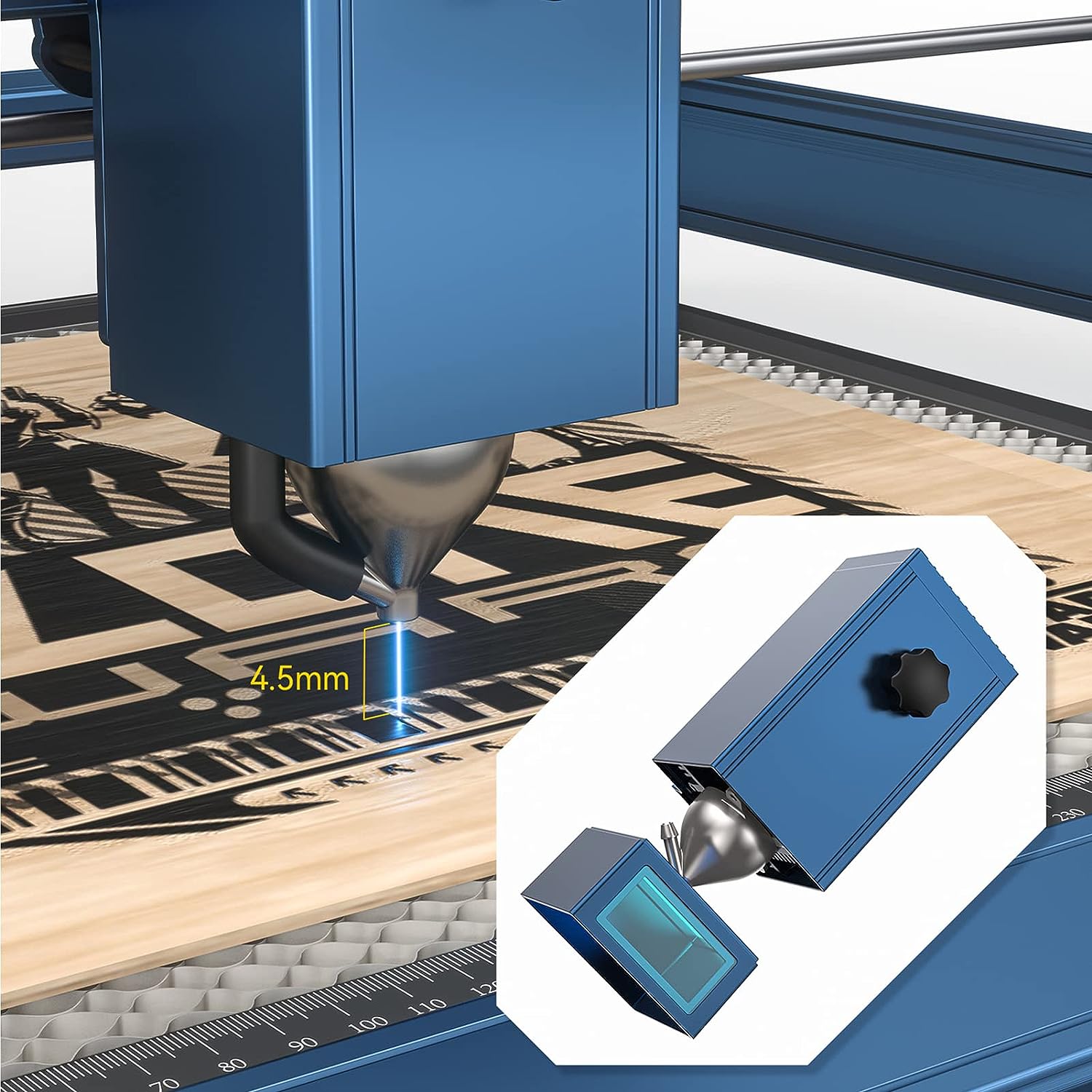 ATOMSTACK S20 PRO A20 PRO X20 PRO 20w Laser Engraver With Air Assist Kits Pump for metal plastic glass stone rubber leather