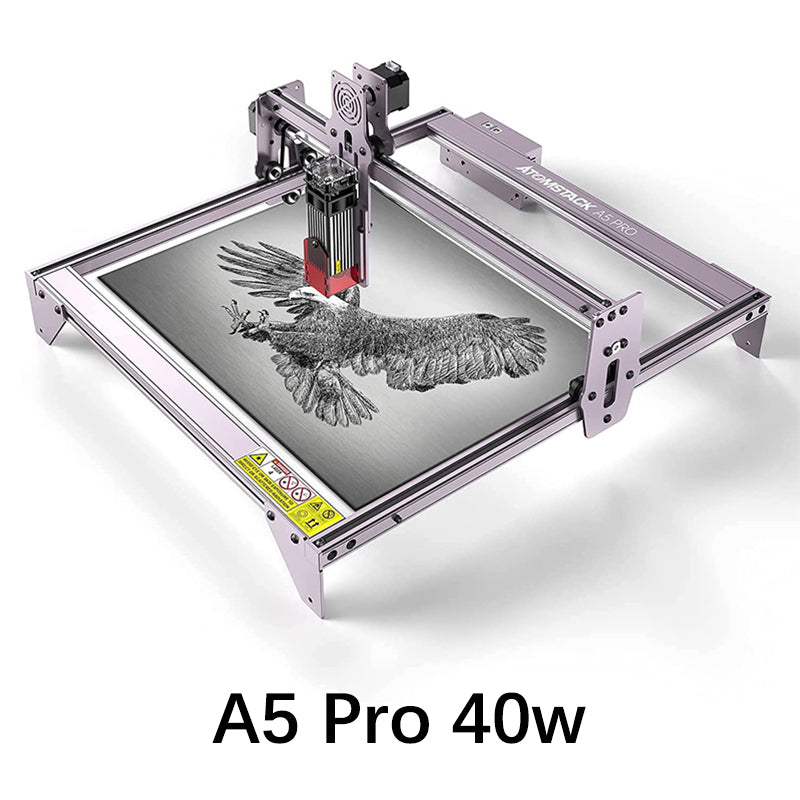 ATOMSTACK A5 Pro Laser Engraver 40W Engraving Machine For Wood Metal Leather 5.5W Output DIY Cutter Logo Pattern Marking Machine