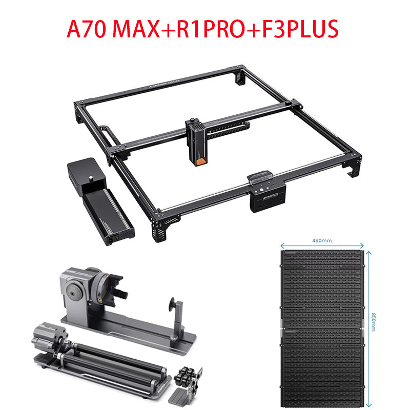 ATOMSTACK A70 X70 MAX 70W Desktop Diode Laser Engraver Auto Focus Metal Acrylic Wood Cutting Engraving Machine 850*800mm Large Area