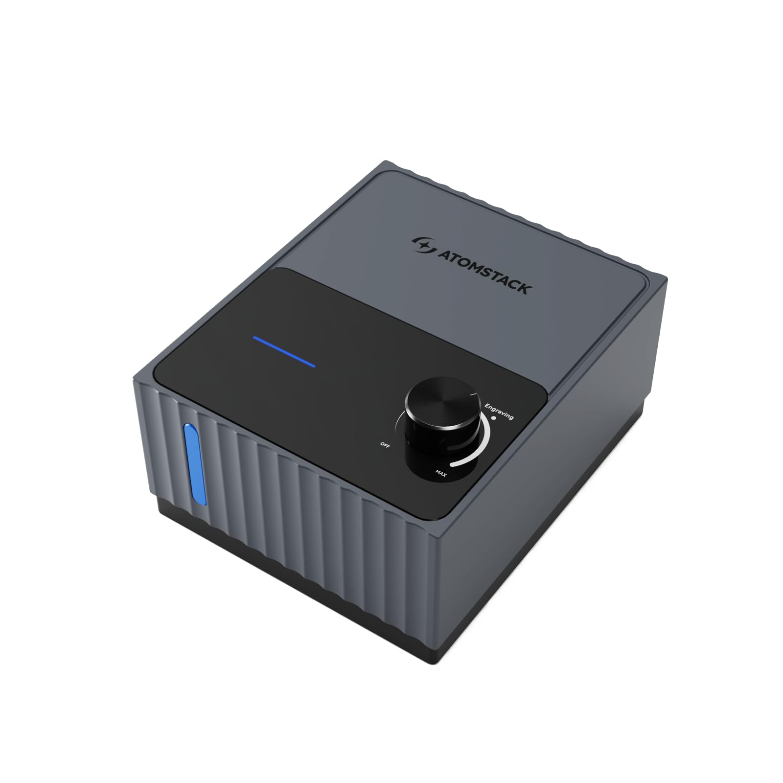 ATOMSTACK F80 Air Assist 10-60 L/min Laser Air Support Pump for Laser Cutters Airflow Engraver Faster and Deeper Cutting Lower Noise Lower Vibration