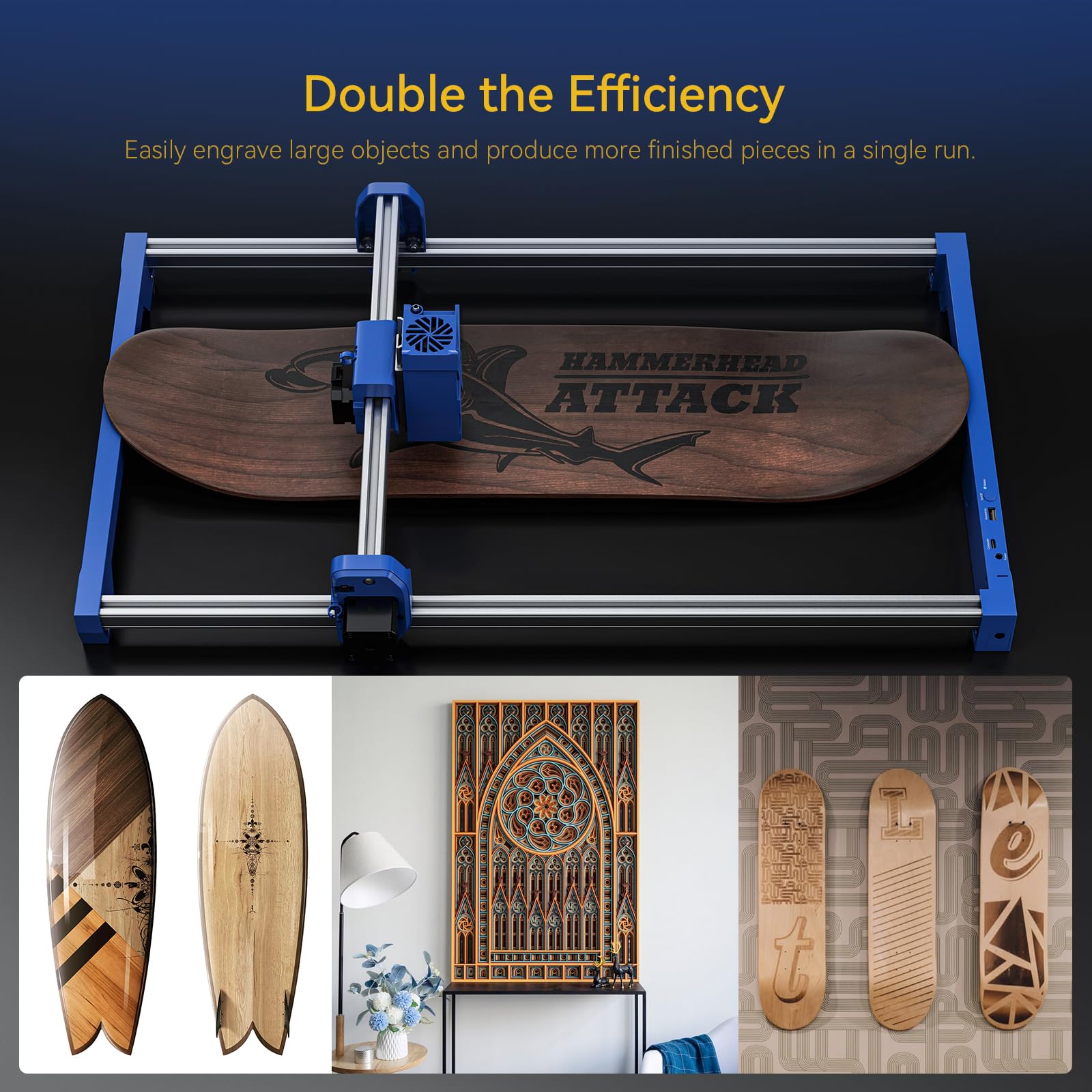 For Swift Laser Engraving Extension Kit 300*600mm Compatible Swift 7W/12W Large DIY Projects New Easy Operation
