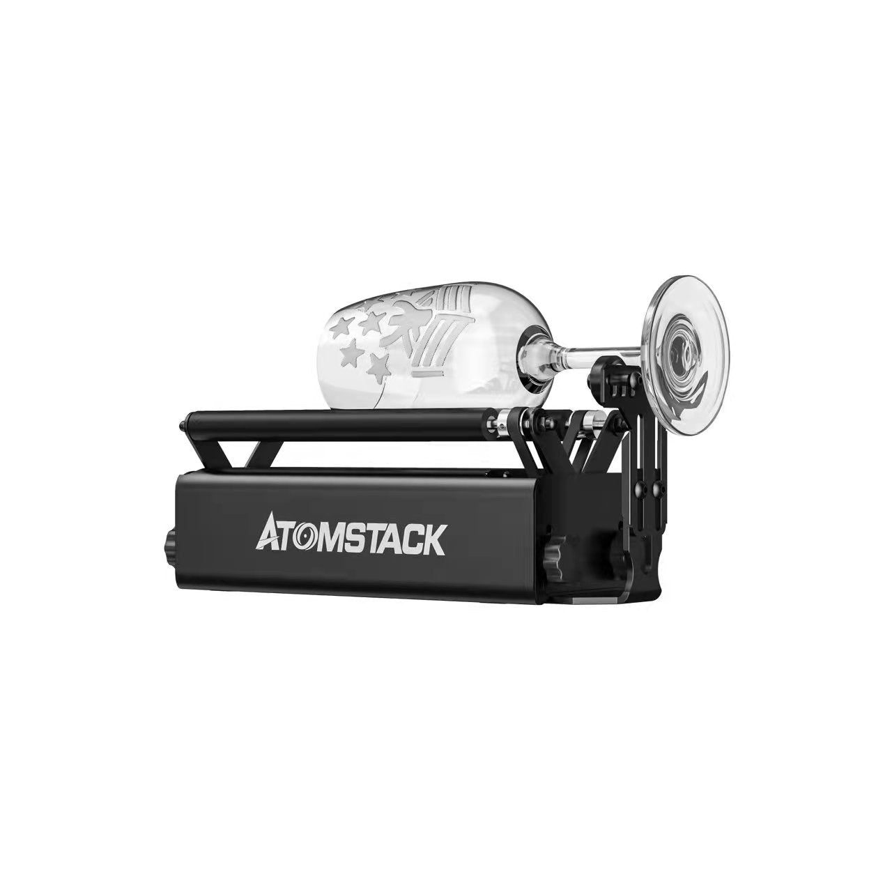 Upgraded Atomstack R3 Pro 24W Automatic Rotary Roller with Separable support module and Extension Tower - Atomstack Factory Store