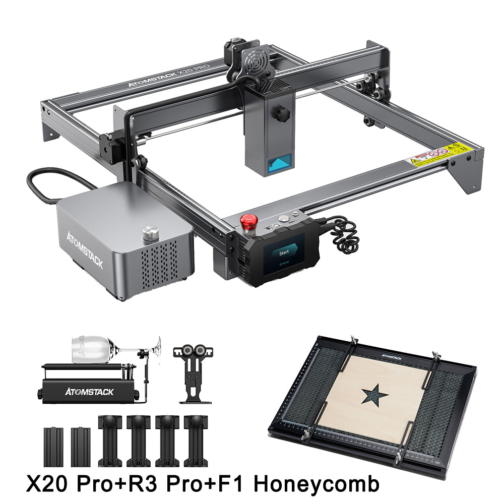 Atomstack 130W  X20 Pro laser engraving machine and cutting machine 20W Output power - Atomstack Factory Store