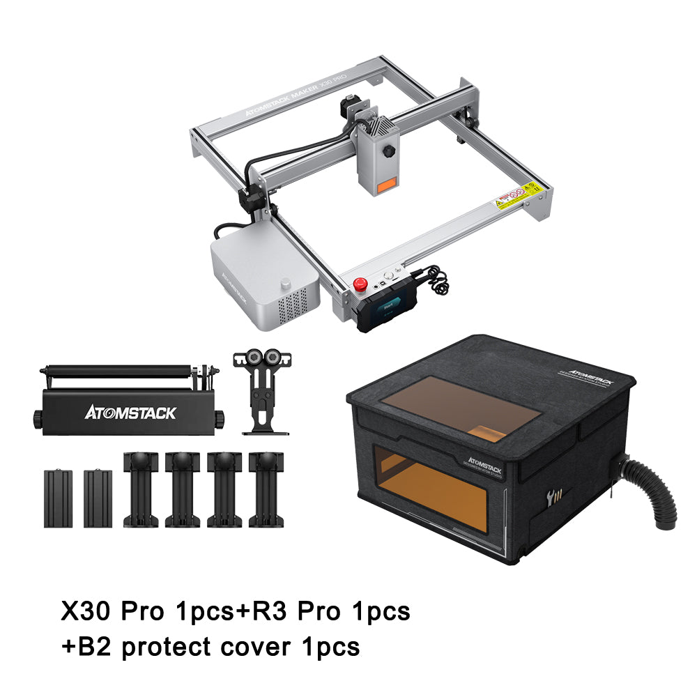 Atomstack X30 Pro 160W 6-core 33W Output Laser Cutter And Engraver with Air  Assist